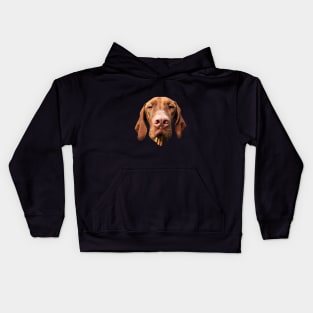 Vizsla Hungarian Vizsla Art Kids Hoodie